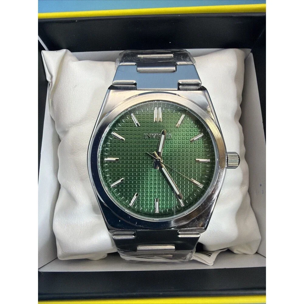 Brand New w/ Box 69405- Invicta Celestial Men’s Watch- 40mm, Steel, Money Green